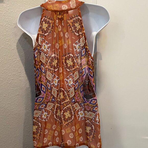 INC INTERNATIONAL CONCEPTS GLOBAL ESCAPE BLOUSE OX NWT - Picture 8 of 10